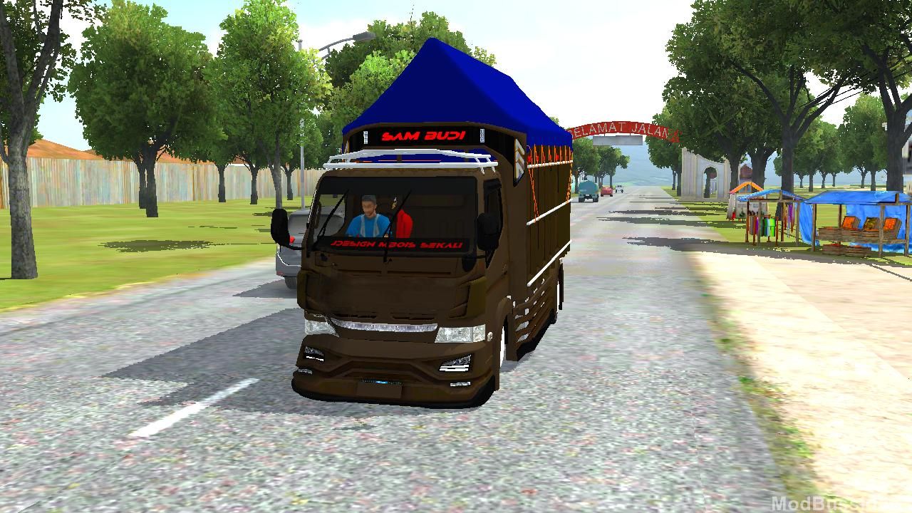 Download MOD BUSSID CANTER BLACKTEAM FAUZI