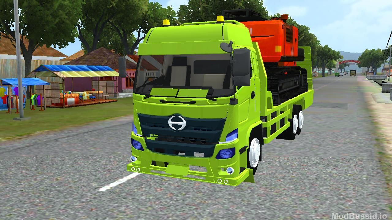 Download MOD BUSSID HINO 500 NG HSD SELF TOPI WD1