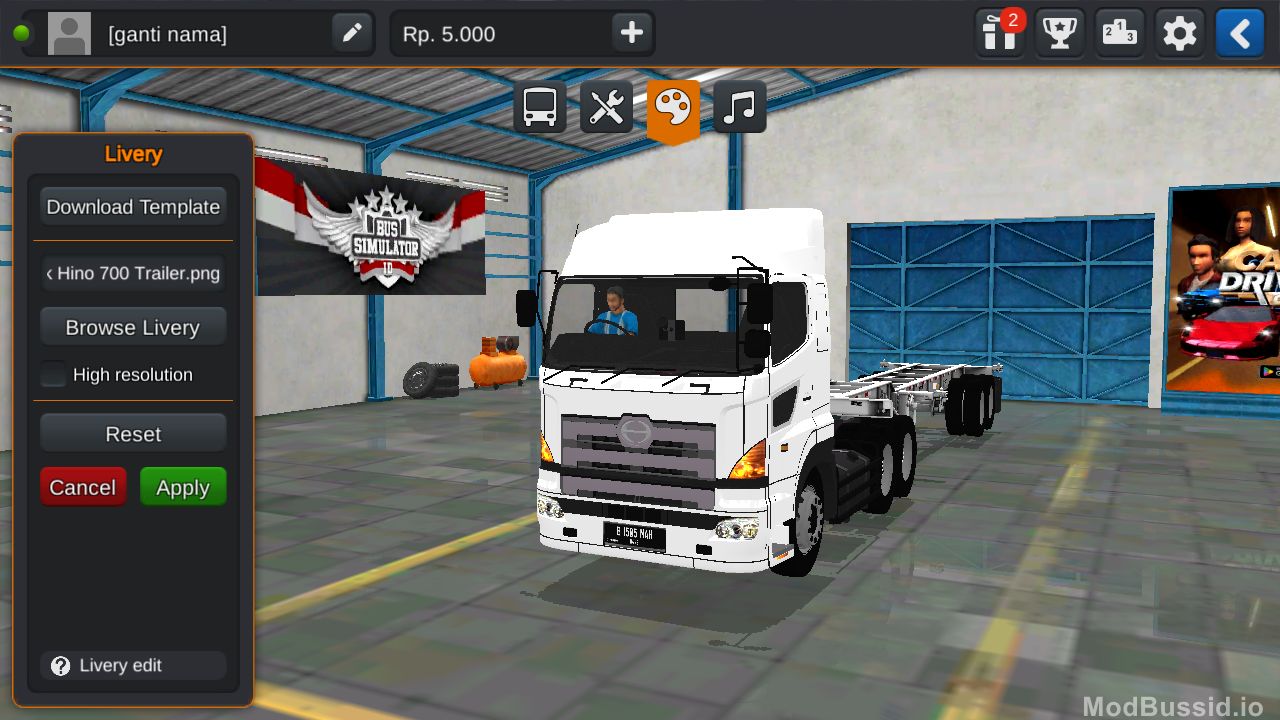 Photo of Hino 700 Flat MAH Channel 8