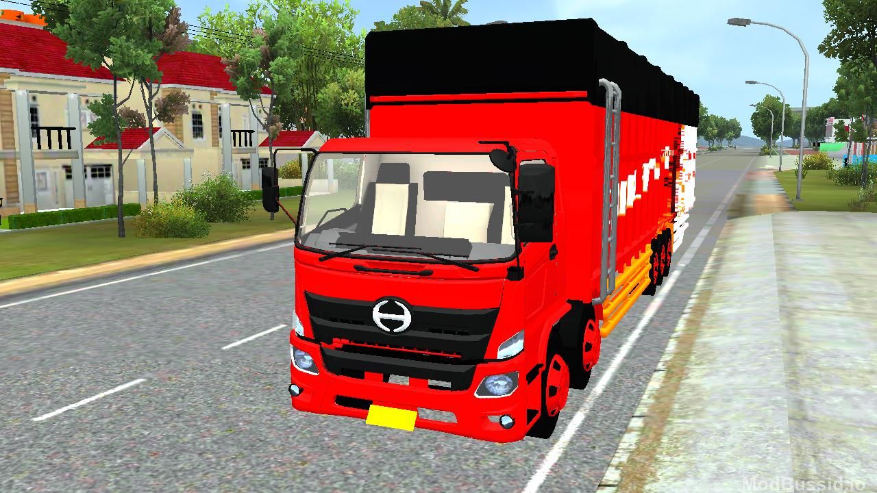Download MOD BUSSID Hino Tribal (Terpal – No Topi)