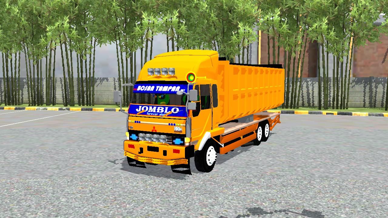 Download MOD BUSSID Truck Mitsubishi Fuso Bak Pasir
