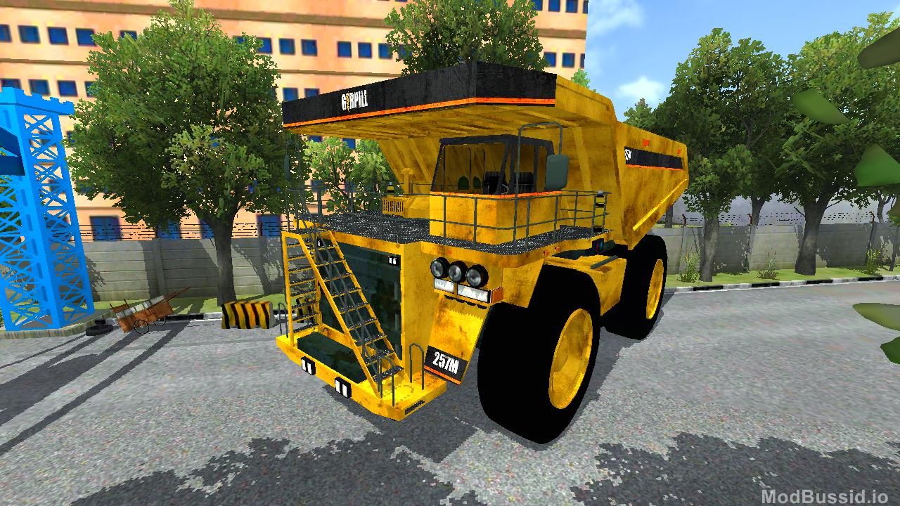 Download MOD BUSSID Mod Dump Truck Caterpillar By Ghoni RK