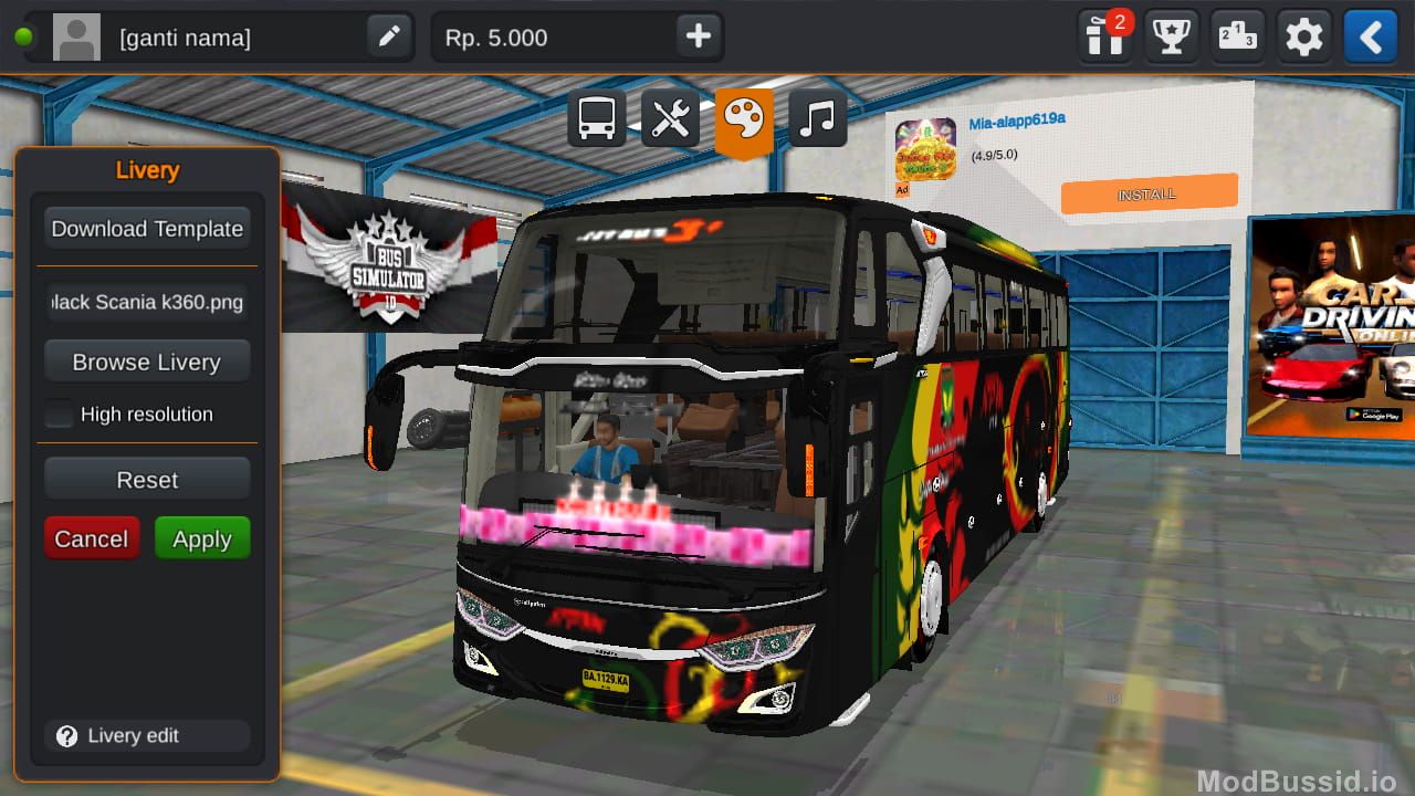 Screenshot of SHD JB3 GEN 3 SCANIA 5