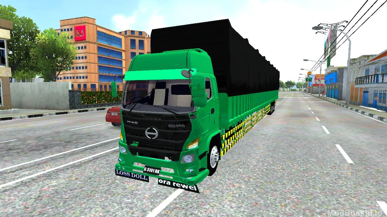 Download MOD BUSSID Truk Hino 500 Super Panjang
