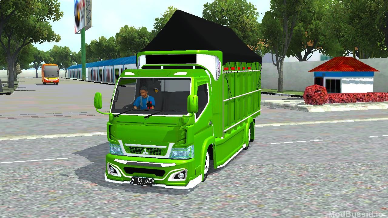 Download MOD BUSSID CANTER CUSTOM 12 BUDESIGN