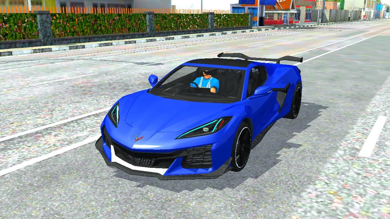 Download MOD BUSSID Chevrolet Corvette C8 Z06 2023