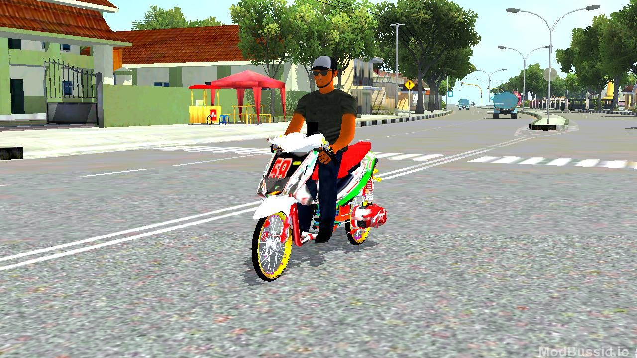 Download Mod Bussid Honda Beat Drag Racing