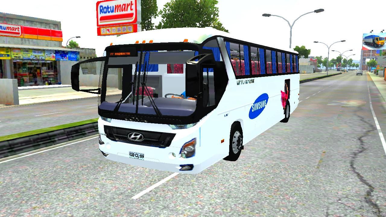 Download MOD BUSSID Hyundai Universe