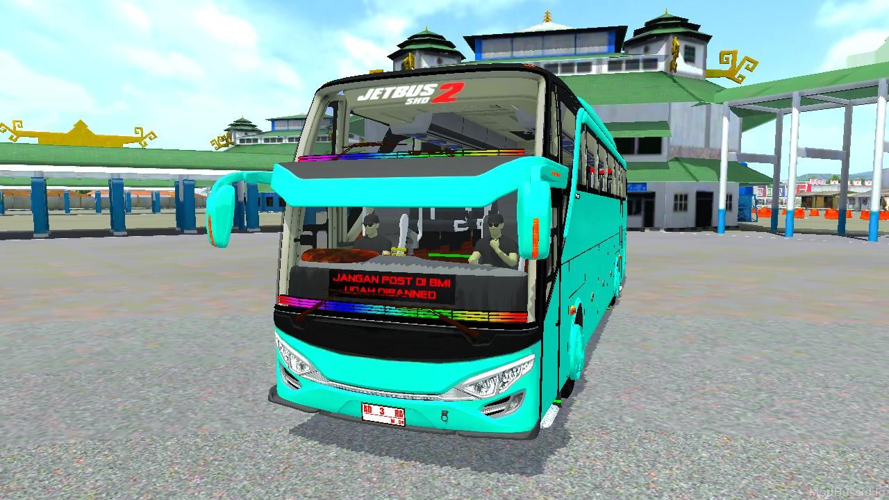 Download Mod Bussid Bus JB2 SHD HINO RK