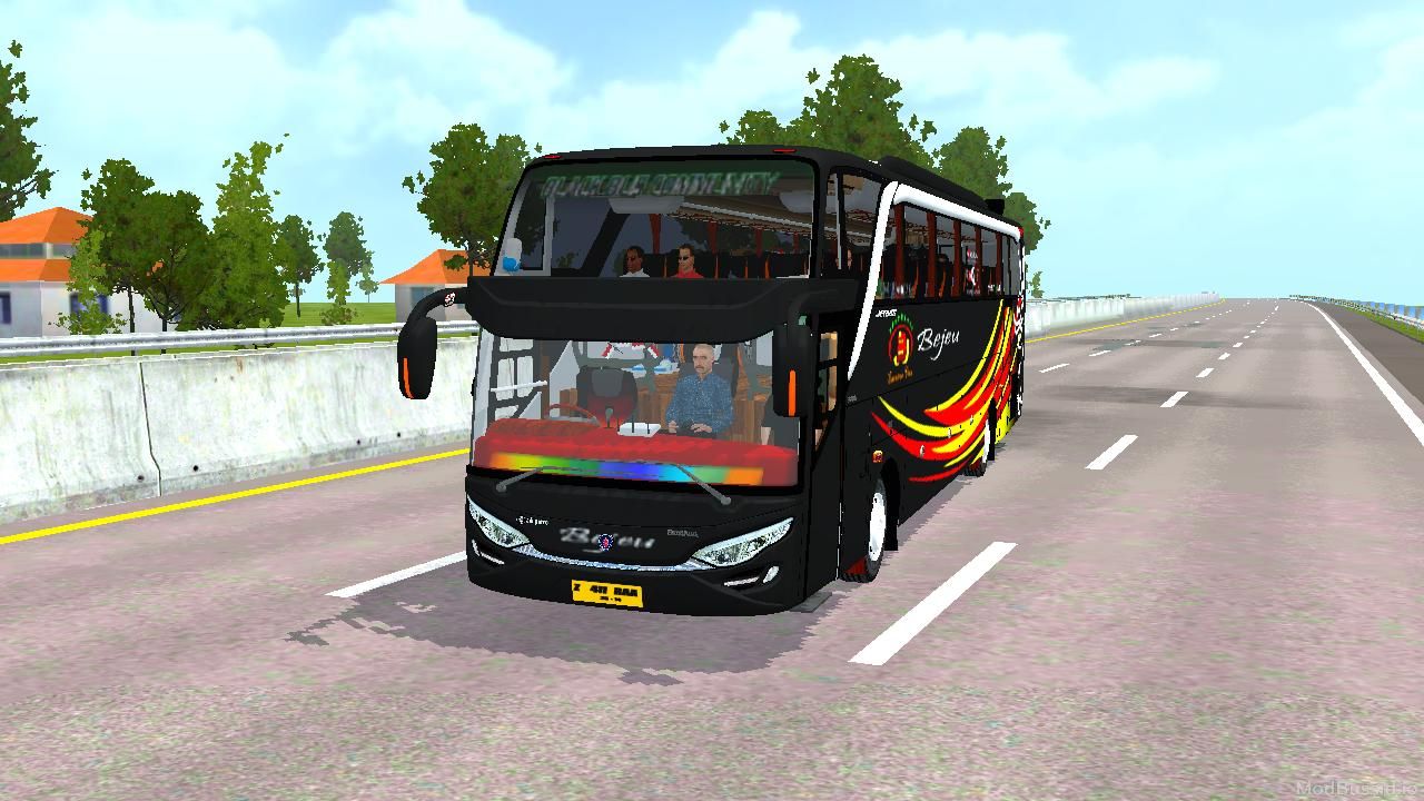 Download Mod Bussid Bus Jibril By Muhklas CVT By Jibril