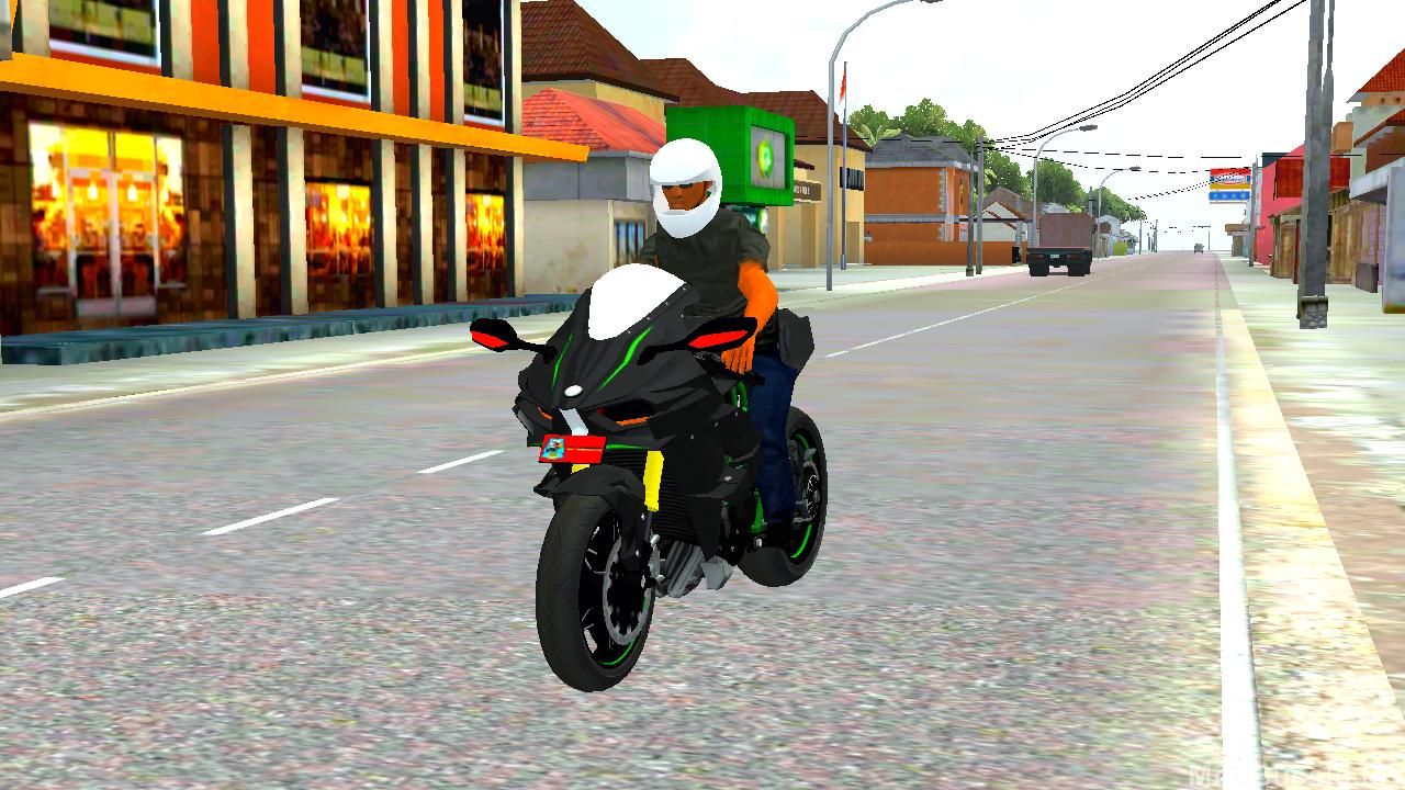 Download MOD BUSSID Kawasaki Ninja H2R