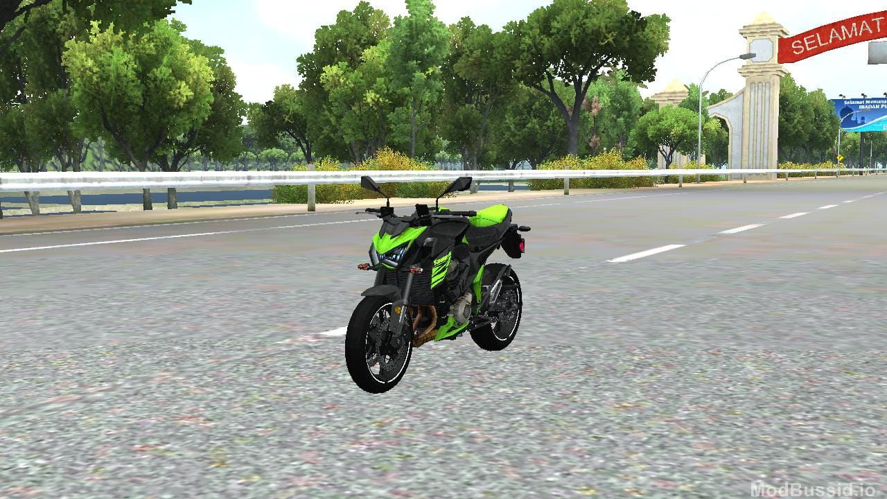 Download MOD BUSSID Kawasaki Z800