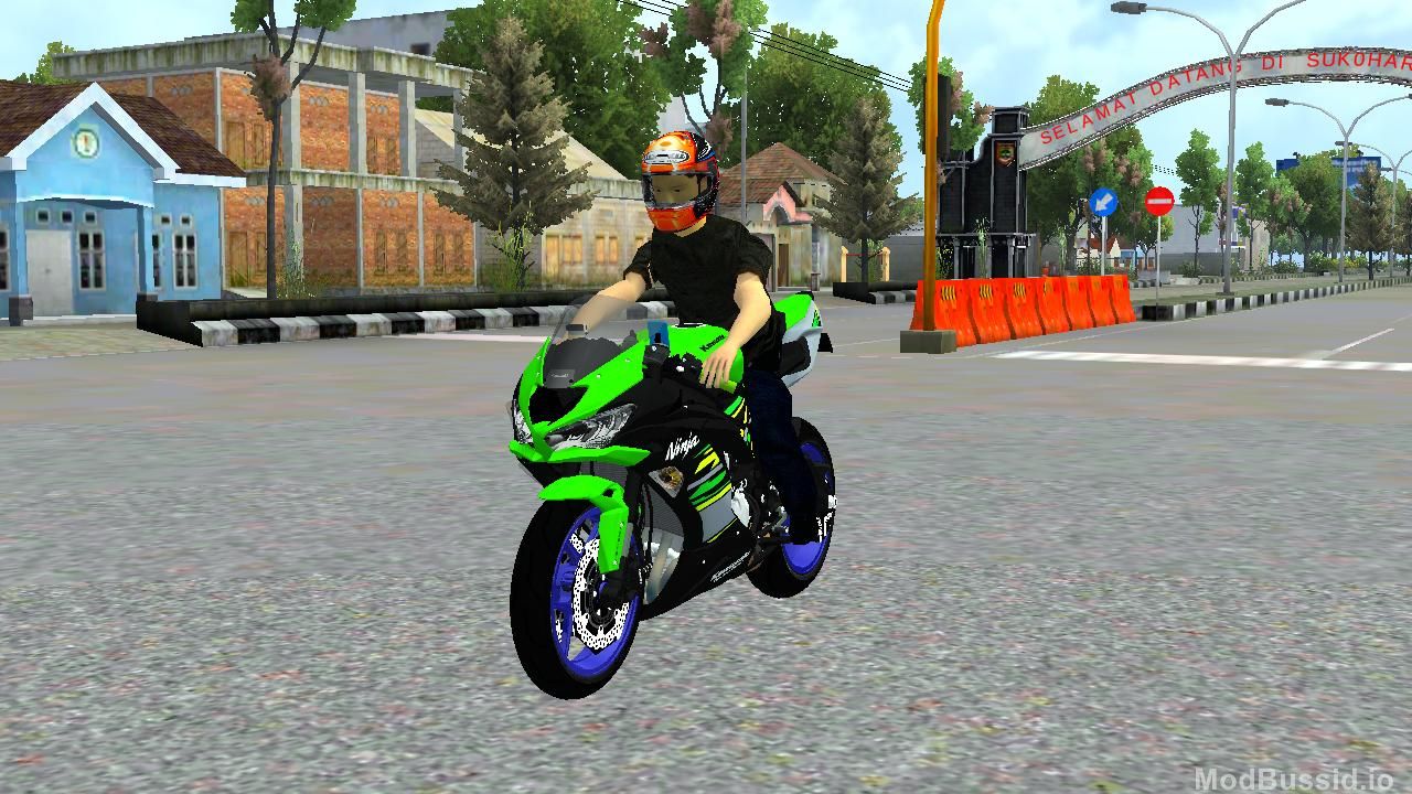 Download MOD BUSSID Kawasaki ZX6R