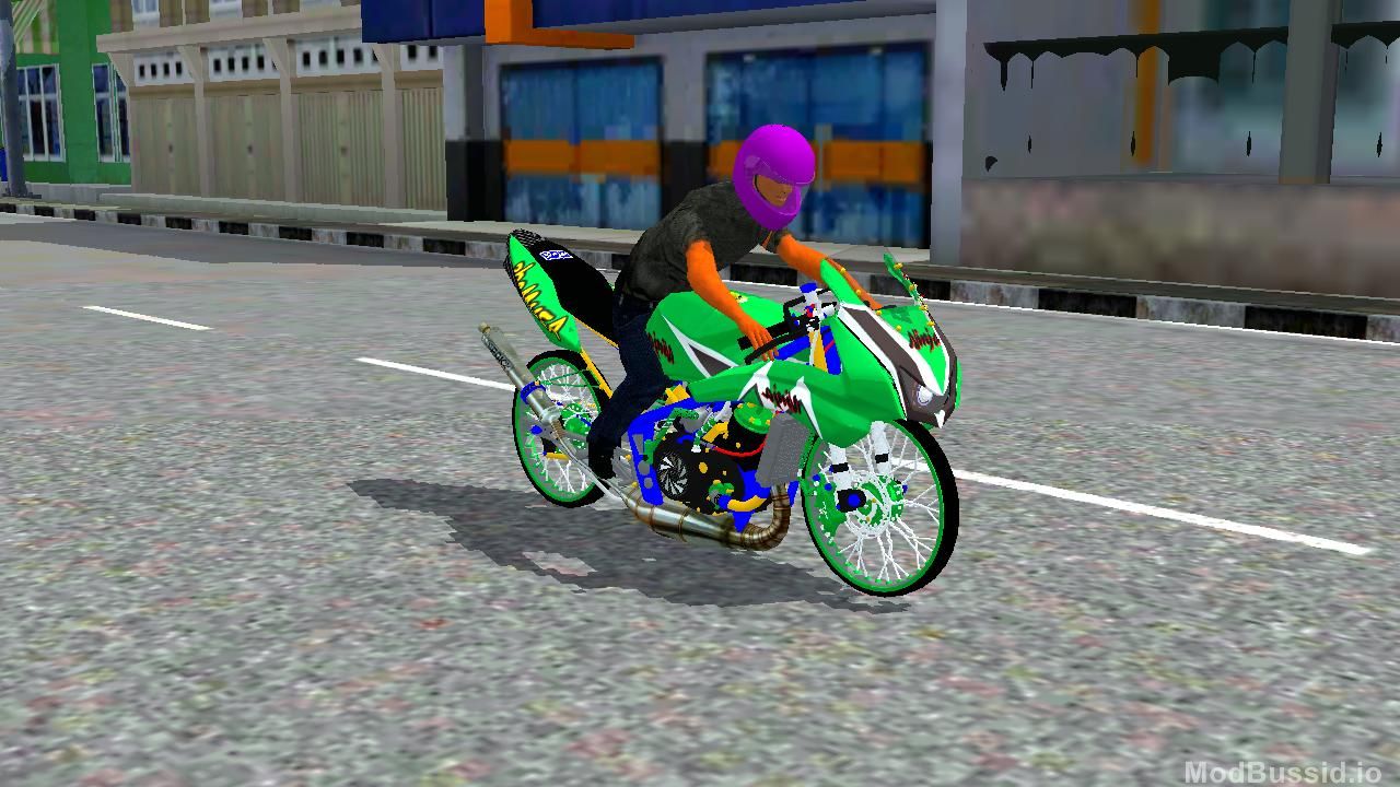 Photo of MOD NINJA 150 RR DRAG BUSSID FREE BY AZUMODS 6