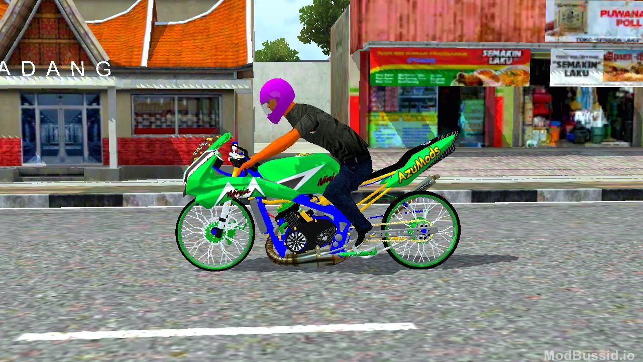 Photo of MOD NINJA 150 RR DRAG BUSSID FREE BY AZUMODS 2