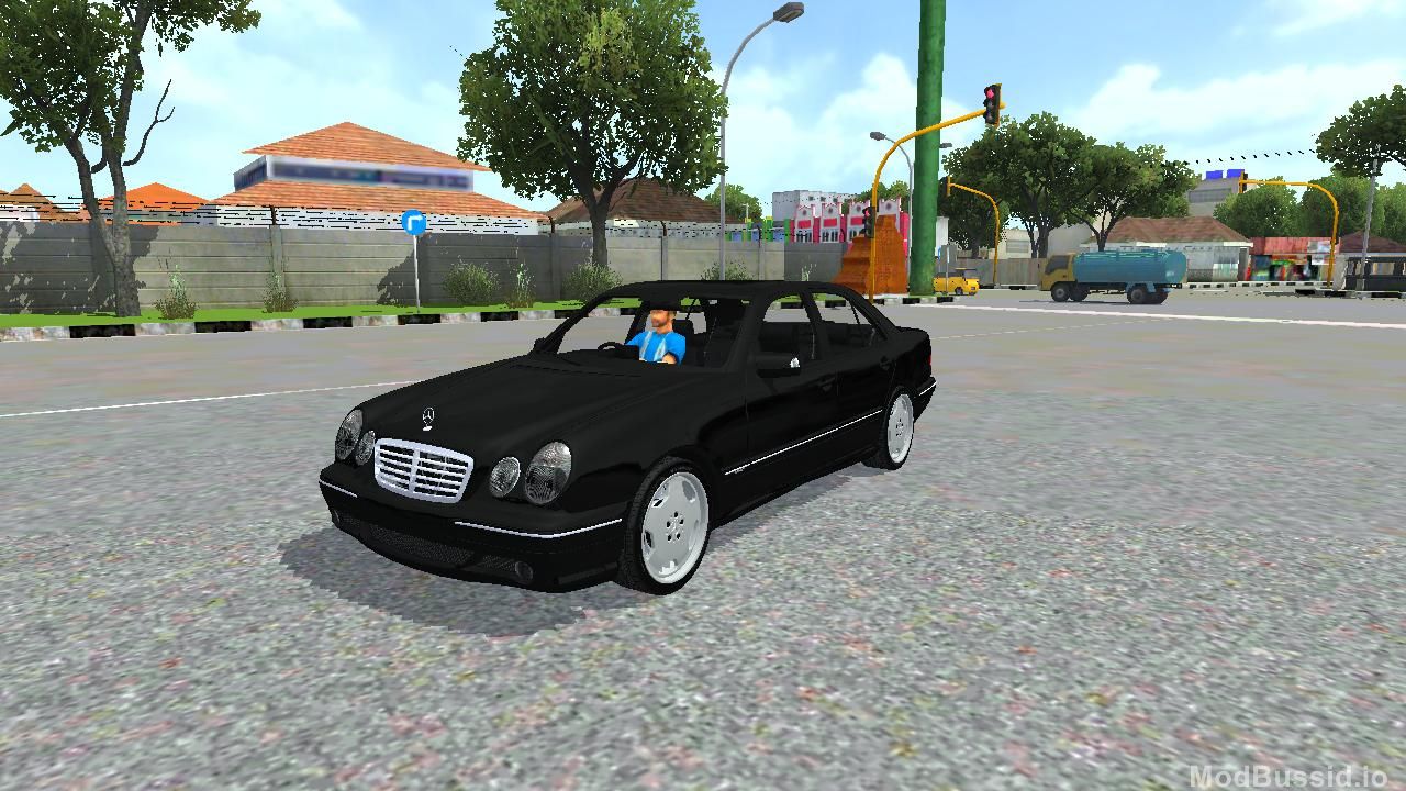 Download MOD BUSSID Mercedes-Benz E55 AMG