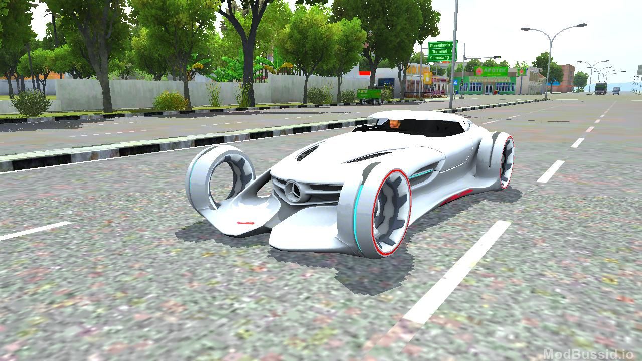 Download MOD BUSSID Mercedes Benz Silver Arrow Concept
