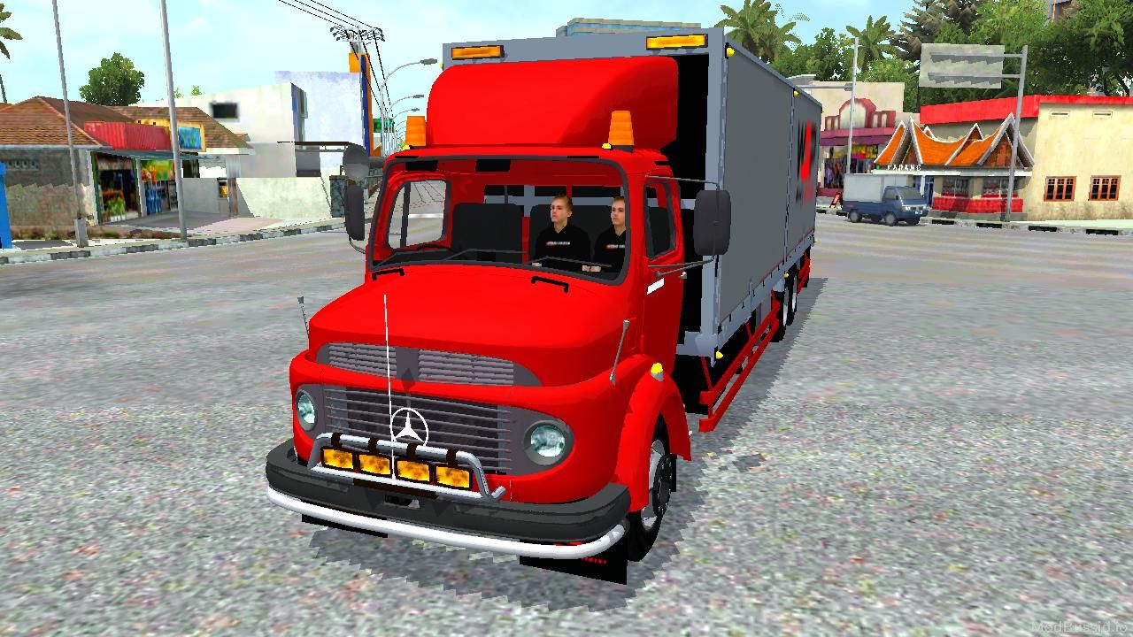 Download MOD BUSSID Mercedes-Benz Truck
