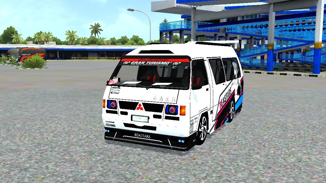 Download Mod Bussid Bus Mitsubishi Delica L300 By Bonfirepng AKA Redlady