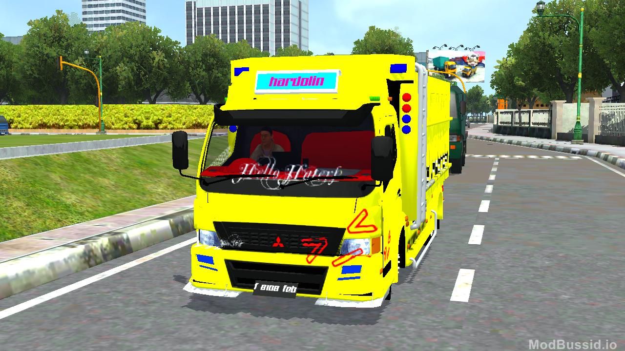 Download MOD BUSSID Mitsubishi Fuso Canter By BMI