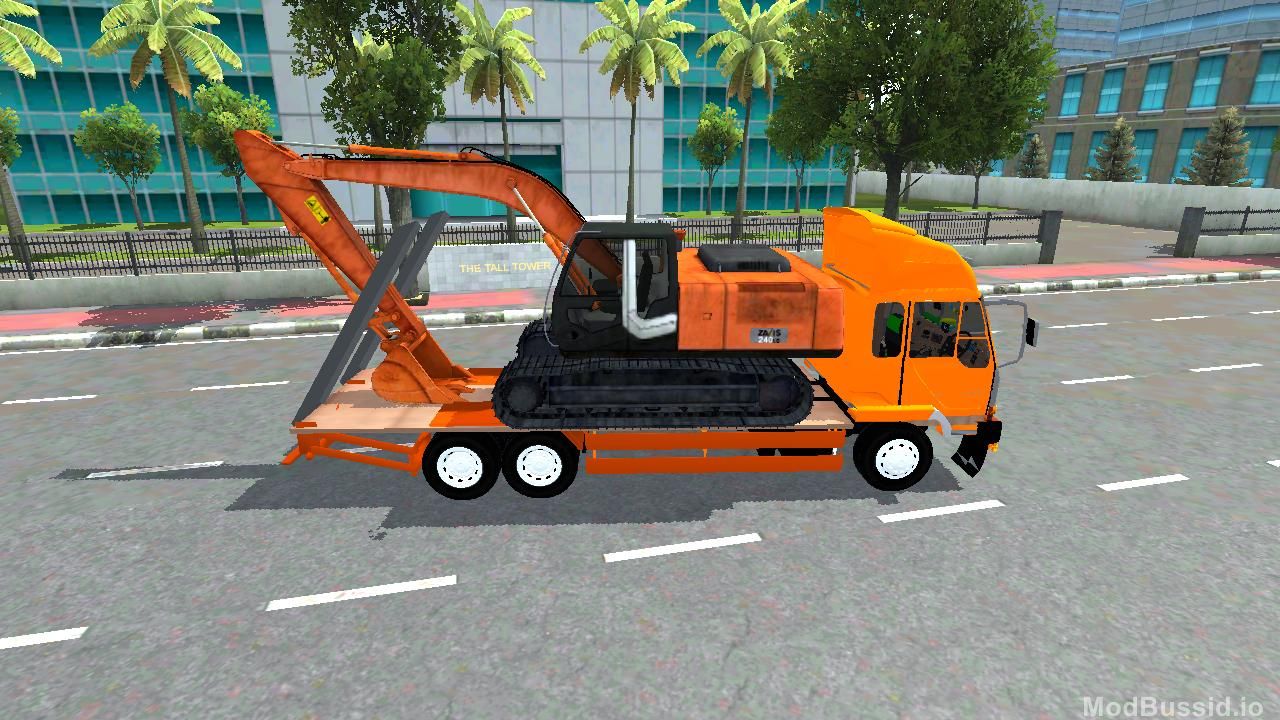 Photo of Mitsubishi Fuso Fighter Angkut Excavator 6