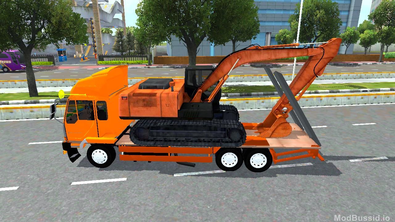 Photo of Mitsubishi Fuso Fighter Angkut Excavator 8