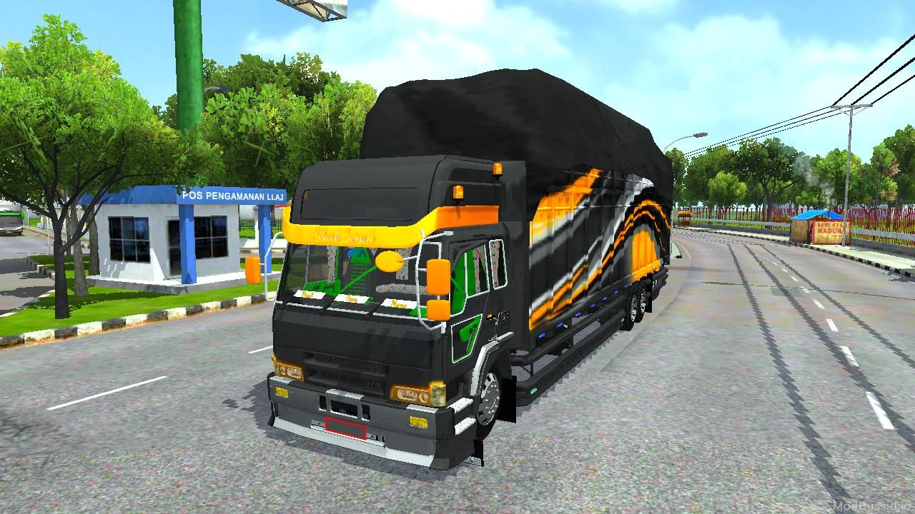 Download MOD BUSSID Mitsubishi Fuso The Great full Anim