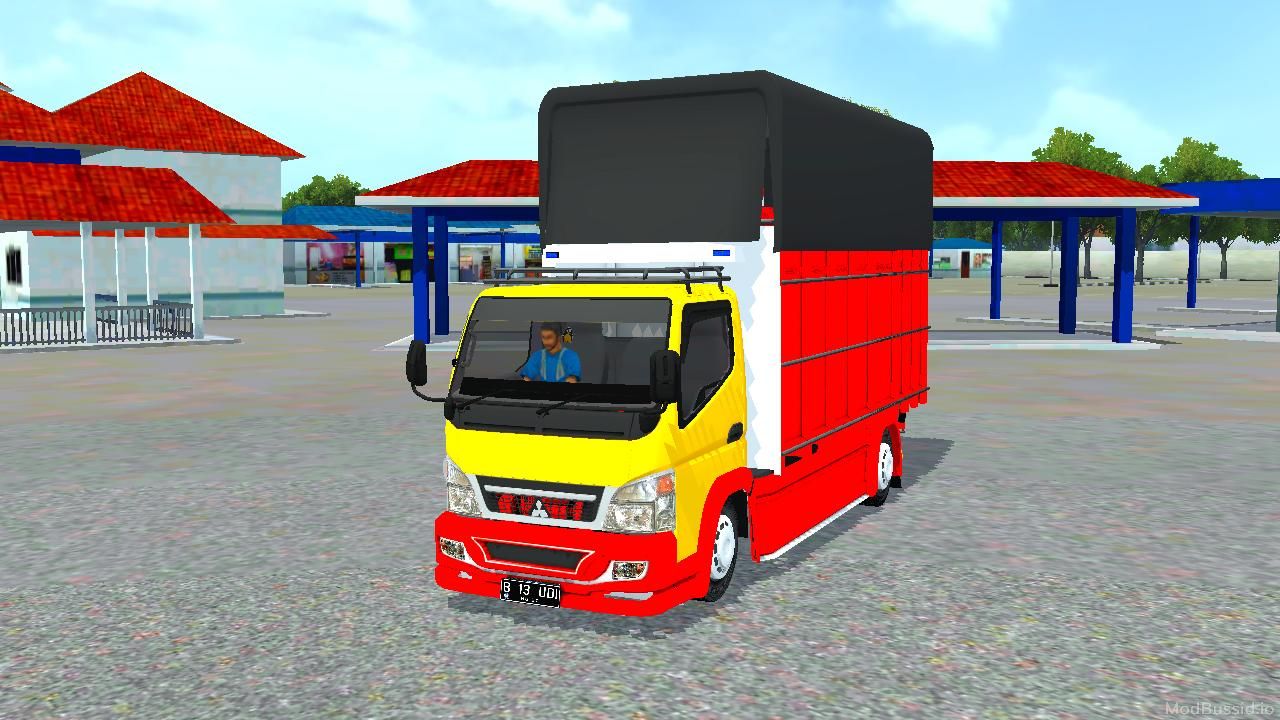 Download Mod Bussid Canter Sanjaya Budesign