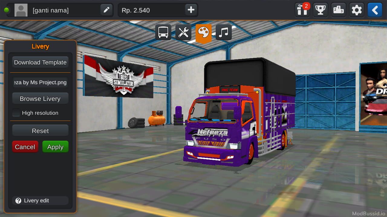 Photo of Canter Terpal Kotak 10