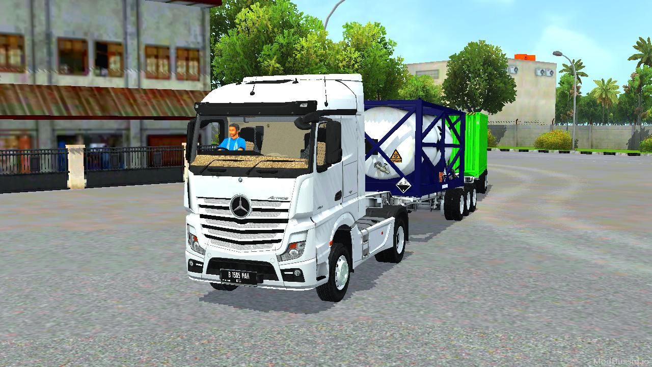 Download Mod Bussid Mercedes-Benz Actros
