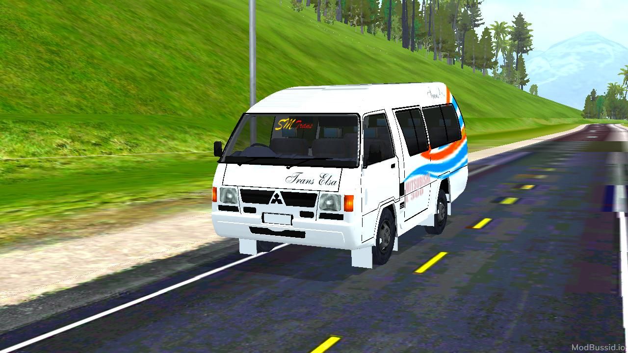 Download Mod Bussid Bus Mitsubishi L300 Elsa By FNR