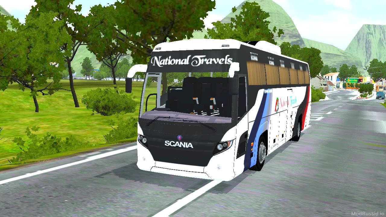 Download Mod Bussid Bus Scania Touring (Nationl Travels)