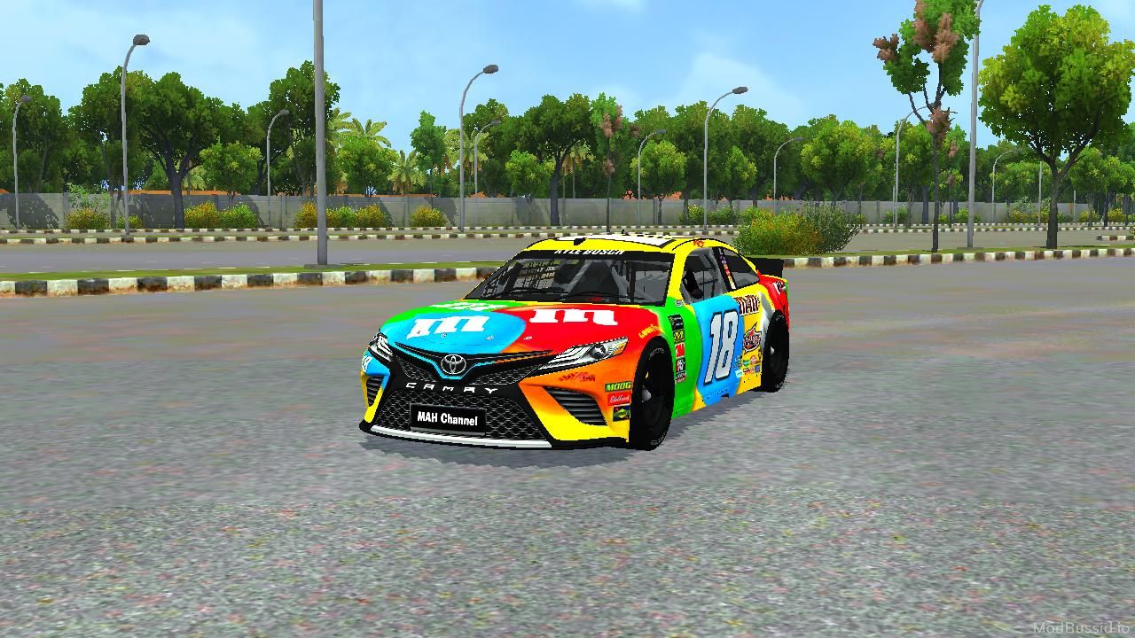 Download Mod Bussid Toyota Nascar Camry By MAH Channel
