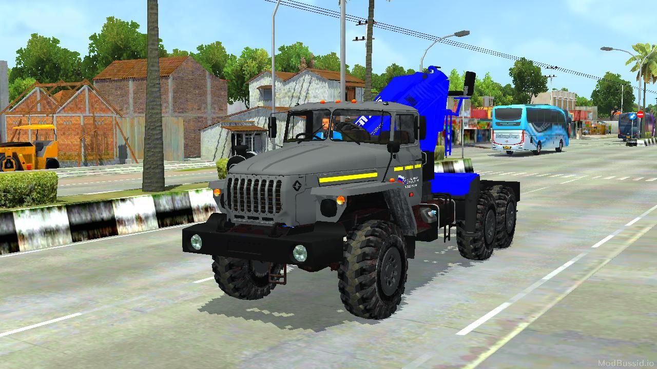Download Mod Bussid Truck Tractor Ural 4320