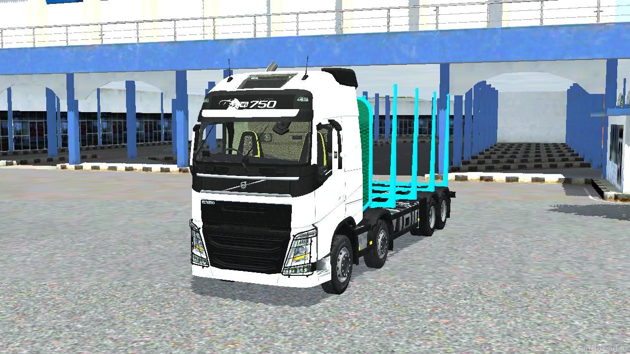 Download Mod Bussid Volvo FM Euro 8×4 Logistics