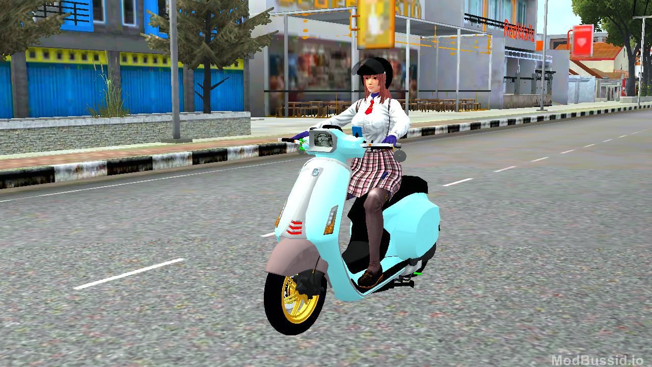 Download MOD BUSSID Vespa Matic