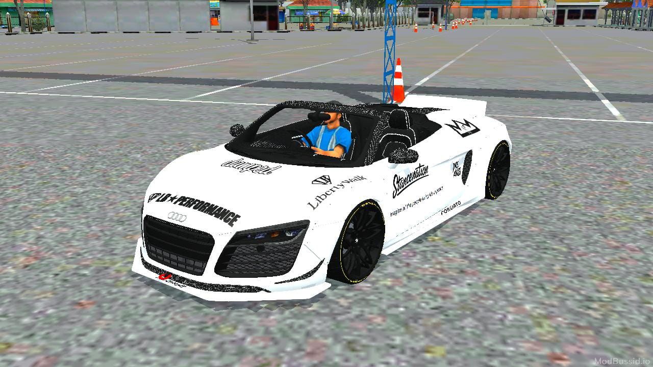 Download Mod Bussid Audi R8 Spyder 5.2 V10 Plus LB Walk