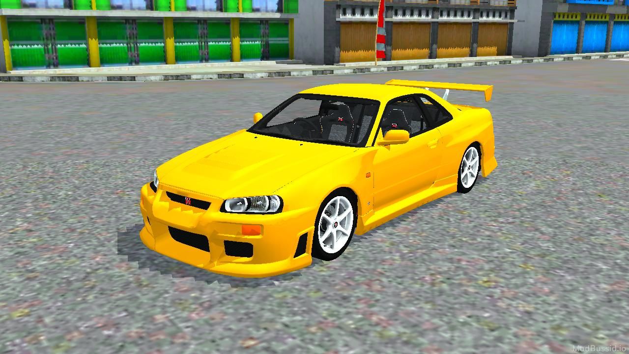 Download Mod Bussid Nissan Skyline GT-R 1990