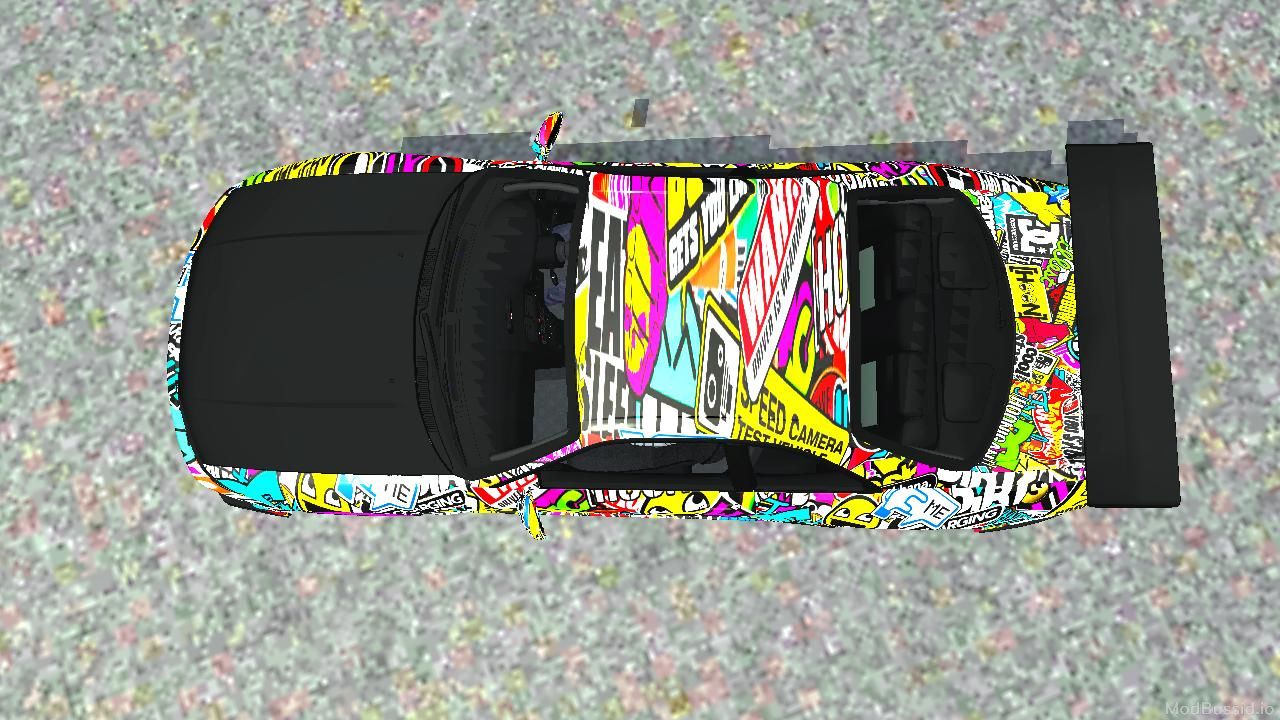 Photo of Nissan Skyline GTR Sticker Bomb 8