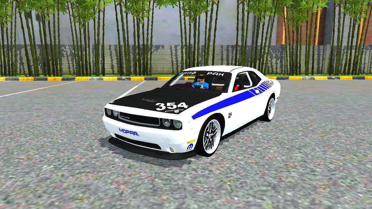 Download Mod Bussid Dodge Challenger Drag Pak Supercharged