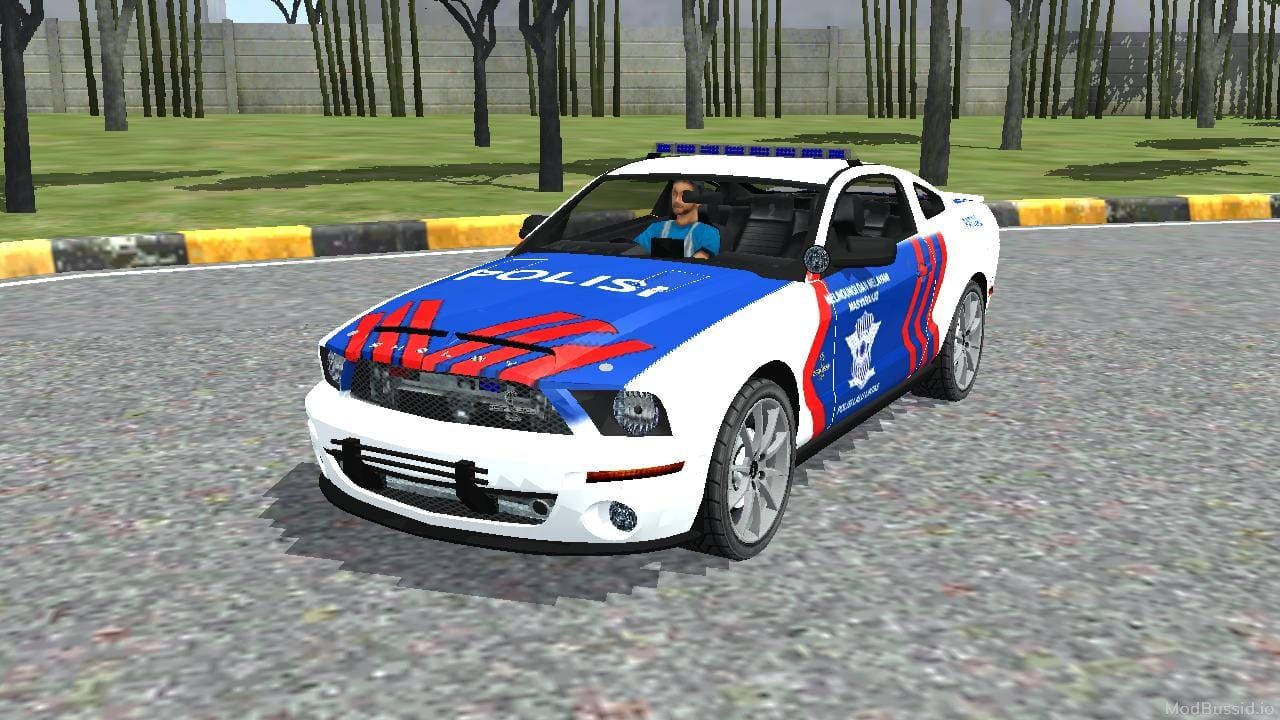 Download Mod Bussid Ford Mustang Shelby GT500KR Patwal