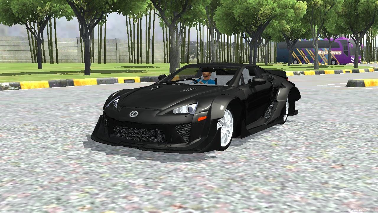 Download Mod Bussid Lexus LFA Wide Bodykit Royal