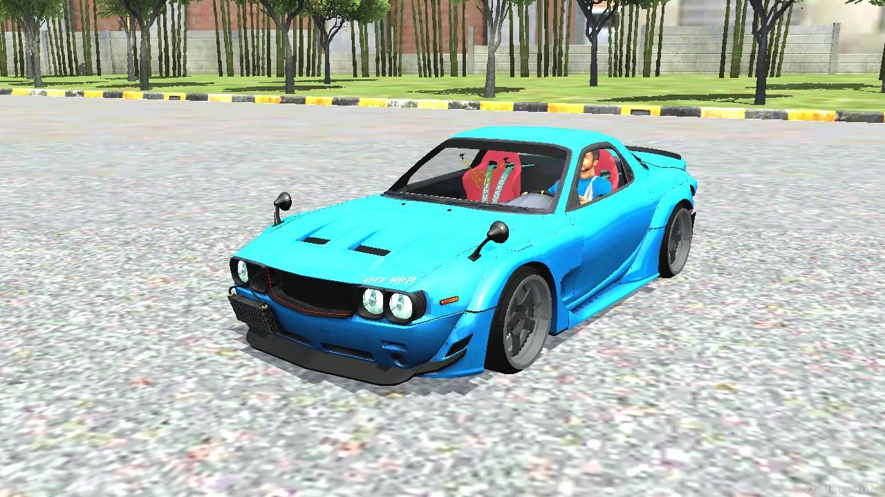 Download Mod Bussid Mazda RX-7 Mafia Car