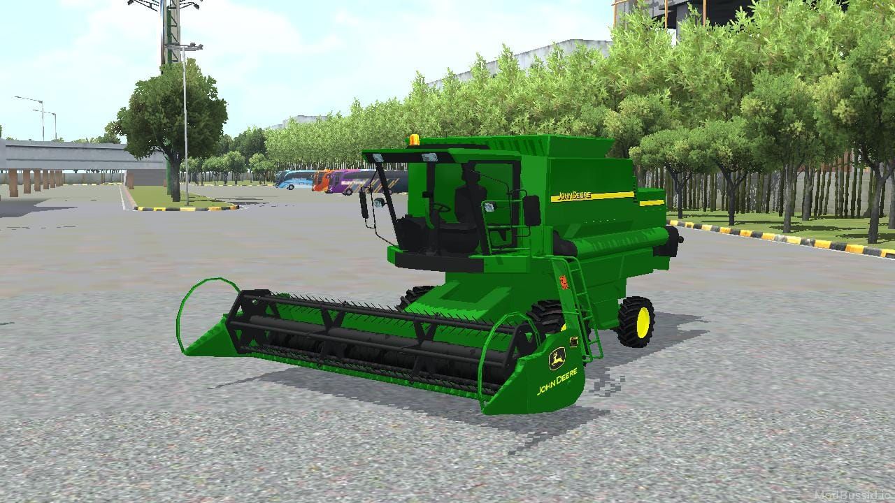 Download Mod Bussid Combine Harvester JD By MAH Channel