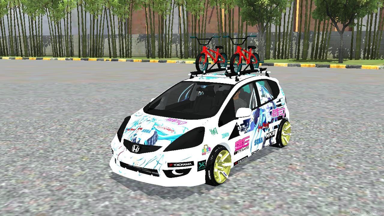 Download Mod Bussid Honda Jazz Miku By MAH Channel