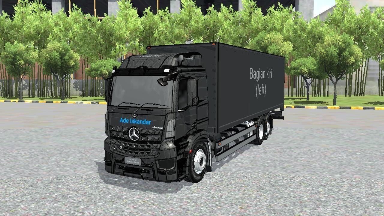 Download Mod Bussid MERCY AROCS BOX