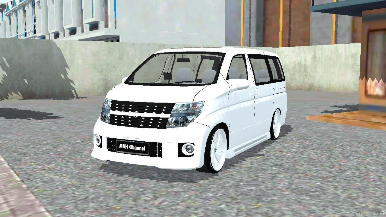 Download Mod Bussid Nissan Elgrand Car By MAH Channel