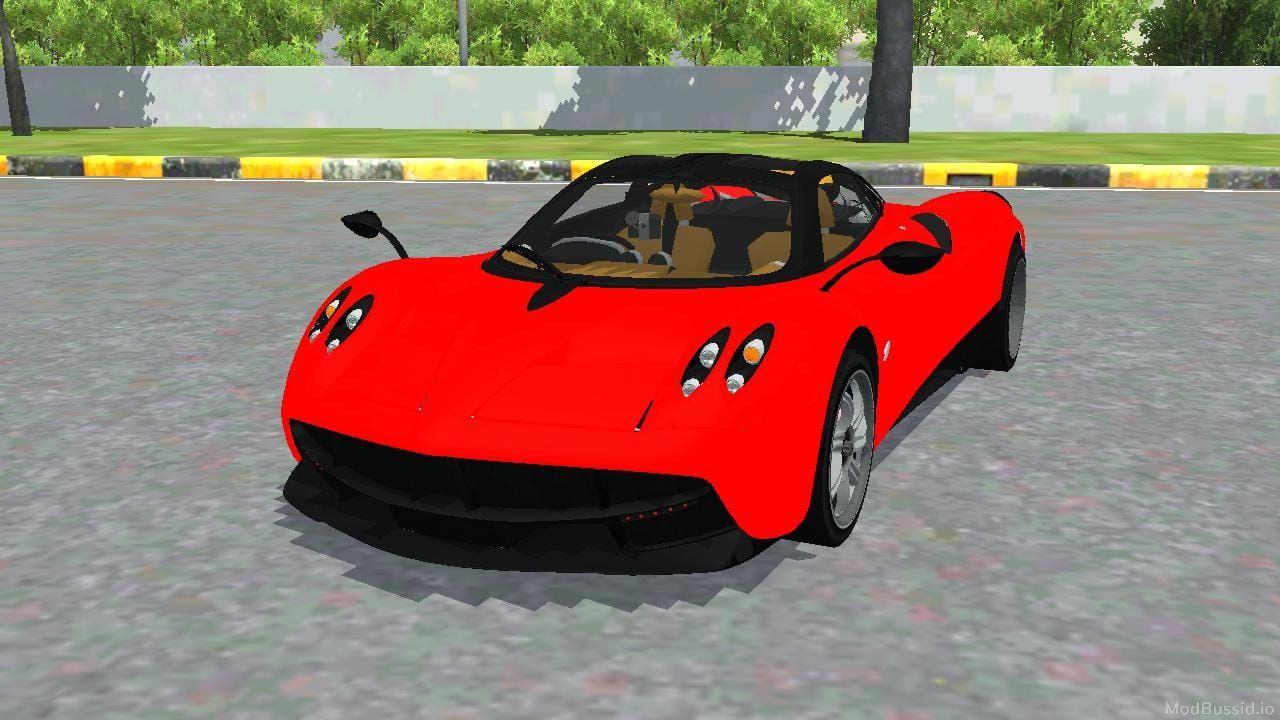 Download Mod Bussid PAGANI HUAYRA Car By MAH Channel