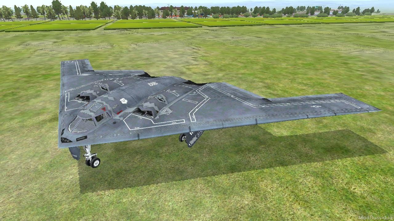 Download Mod Bussid PESAWAT B-2A SPIRIT BOMBER