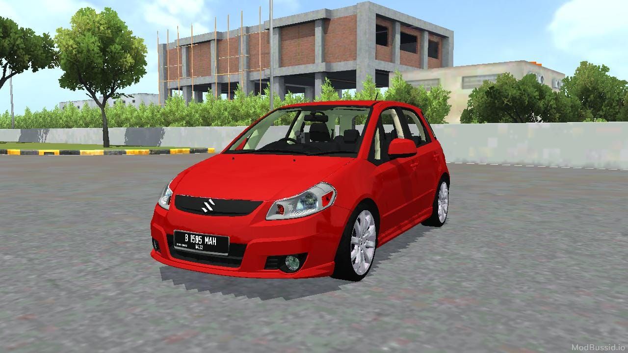 Download Mod Bussid Suzuki SX4 Car By MAH Channel